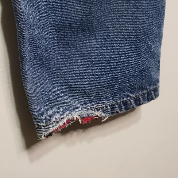 Burry Lane Vintage Flannel Lined Jeans Size 16 - Picture 5 of 7